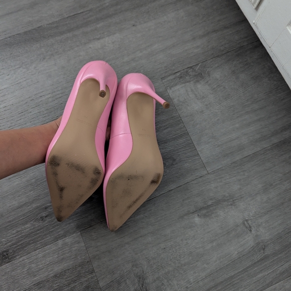 Steve Madden Pink Daisie Leather Pumps - Picture 6 of 6